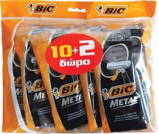 BIC ΞΥΡΑΦΑΚΙ METAL 5ΤΕΜ Χ (10+2 ΣΥΣΚ) ΕΛΛΗΝΙΚΟ