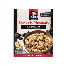 QUAKER ΔΗΜΗΤΡΙΑΚΑ ΤΡΑΓΑΝΕΣ ΜΠΟΥΚΙΕΣ 450ΓΡ ΣΟΚΟΛΑΤΑ ΥΓΕΙΑΣ