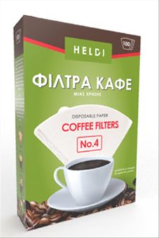 HELDI ΦΙΛΤΡΑ ΚΑΦΕ No4 100ΤΕΜ ΜΙΑΣ ΧΡΗΣΕΩΣ ΕΛΛΗΝΙΚΑ