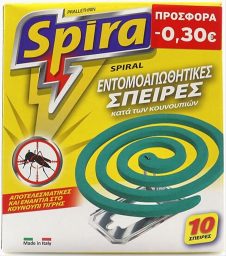 SPIRA ΕΝΤΟΜΟΑΠΩΘΗΤΙΚΕΣ ΣΠΕΙΡΕΣ 10ΤΜΧ (-0,30EURO)